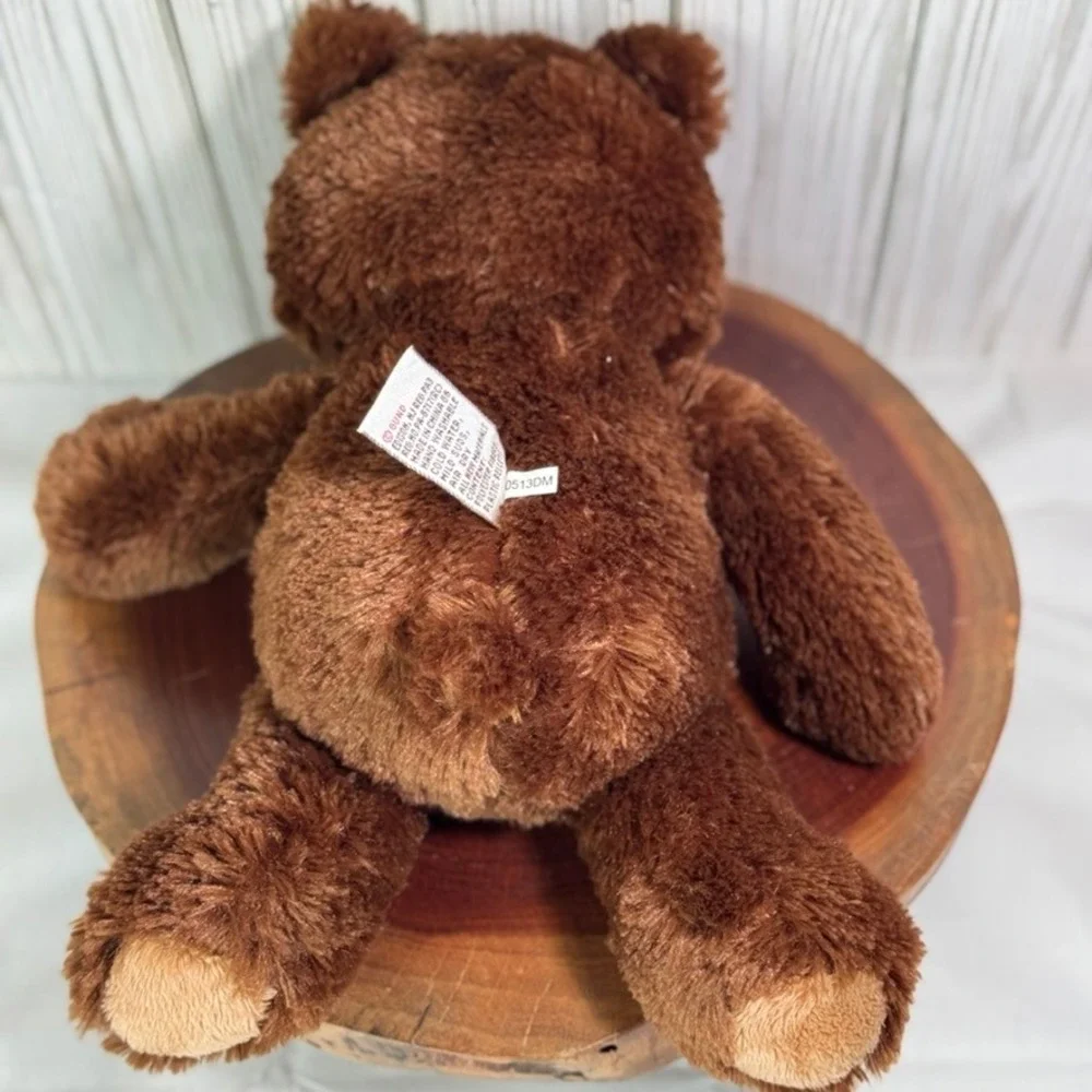 Gund Grizz Jr Brown Teddy Bear Plush Stuffed Animal Bushy Eyebrows 9